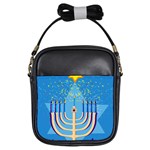 Hanukkah Menorah Girls Sling Bag