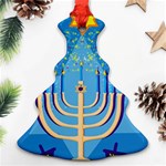 Hanukkah Menorah Ornament (Christmas Tree) 