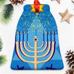 Hanukkah Menorah Ornament (Bell)