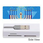 Hanukkah Menorah Memory Card Reader (Stick)