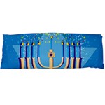 Hanukkah Menorah Body Pillow Case Dakimakura (Two Sides)