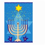 Hanukkah Menorah Large Garden Flag (Two Sides)