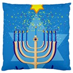 Hanukkah Menorah Large Cushion Case (One Side)