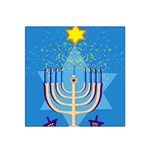 Hanukkah Menorah Satin Bandana Scarf