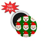 santa emoji emoticons 1.75  Magnet (100 pack) 