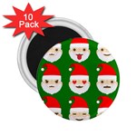 santa emoji emoticons 2.25  Magnet (10 pack)