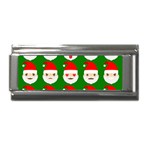 santa emoji emoticons Superlink Italian Charm (9mm)