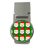 santa emoji emoticons Money Clip (Round)