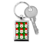 santa emoji emoticons Key Chain (Rectangle)