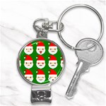 santa emoji emoticons Nail Clippers Key Chain