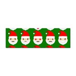 santa emoji emoticons Sticker (Bumper)