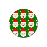 santa emoji emoticons Magnet 3  (Round)