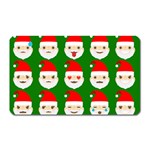 santa emoji emoticons Magnet (Rectangular)