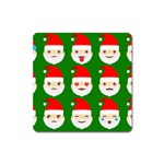 santa emoji emoticons Magnet (Square)