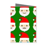 santa emoji emoticons Mini Greeting Cards (Pkg of 8)