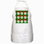 santa emoji emoticons BBQ Apron