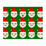 santa emoji emoticons Small Glasses Cloth