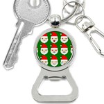 santa emoji emoticons Bottle Opener Key Chain