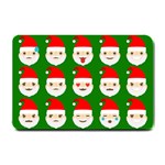 santa emoji emoticons Small Doormat