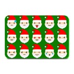 santa emoji emoticons Plate Mat