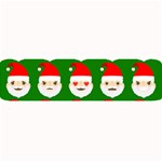 santa emoji emoticons Large Bar Mat