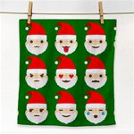 santa emoji emoticons Face Towel