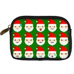 santa emoji emoticons Digital Camera Leather Case