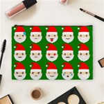 santa emoji emoticons Cosmetic Bag (Large)