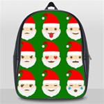 santa emoji emoticons School Bag (Large)