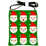 santa emoji emoticons Shoulder Sling Bag