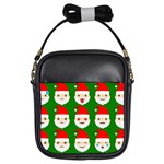 santa emoji emoticons Girls Sling Bag