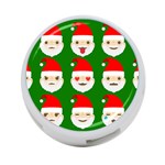 santa emoji emoticons 4-Port USB Hub (One Side)