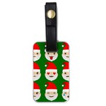 santa emoji emoticons Luggage Tag (one side)