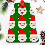 santa emoji emoticons Ornament (Bell)