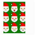 santa emoji emoticons Small Garden Flag (Two Sides)