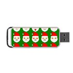 santa emoji emoticons Portable USB Flash (One Side)