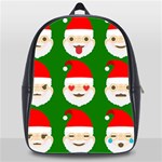 santa emoji emoticons School Bag (XL)