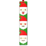 santa emoji emoticons Large Book Mark