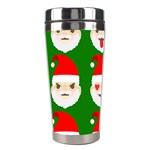 santa emoji emoticons Stainless Steel Travel Tumbler