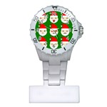 santa emoji emoticons Plastic Nurses Watch