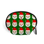 santa emoji emoticons Accessory Pouch (Small)