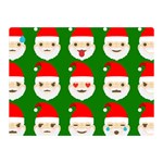 santa emoji emoticons Double Sided Flano Blanket (Mini)