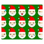 santa emoji emoticons Double Sided Flano Blanket (Small)