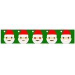 santa emoji emoticons Large Flano Scarf 