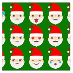 santa emoji emoticons Large Satin Scarf (Square)