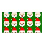 santa emoji emoticons Satin Shawl