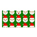 santa emoji emoticons Satin Wrap