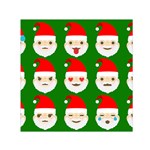 santa emoji emoticons Small Satin Scarf (Square)