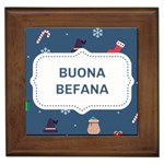 Xmas Buona Befana Framed Tile