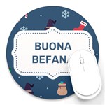 Xmas Buona Befana Round Mousepad